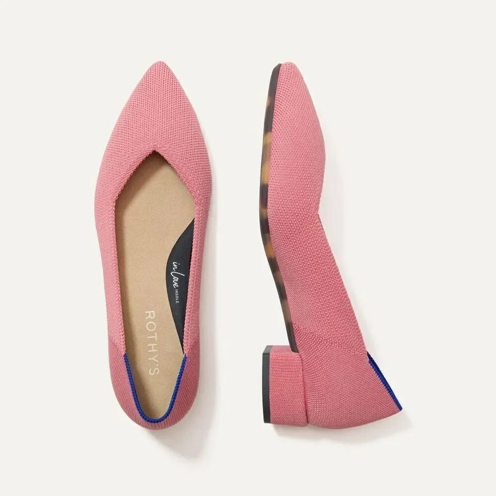 Rothy’s the high point tulip shoes size 9 NEW